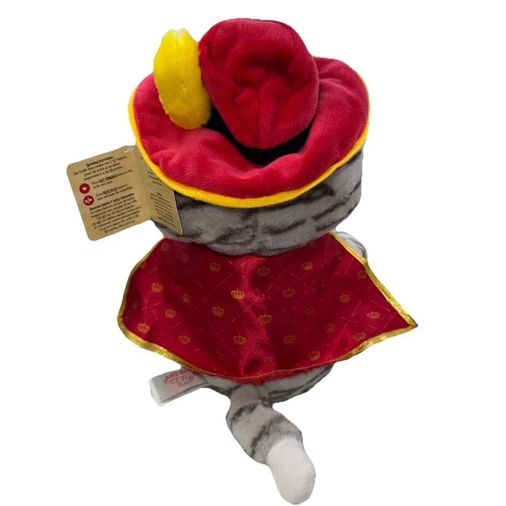 Cuddle Barn‎ Sir Catsby Storyteller Motion Lights Reads Fairy Tales Plush Cat